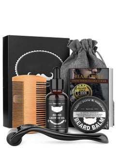 Buy Beard Growth Kit,Beard Kit for Men,Beard Growth Oil (2oz), Beard Balm and Comb,Stimulate Beard and Hair Growth-Gifts for Men Dad Him Boyfriend Husband Brother in UAE