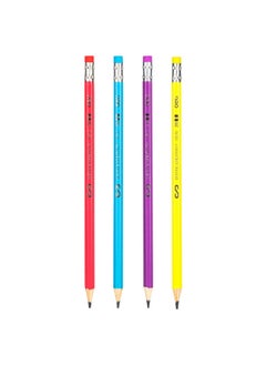 Buy Graphite 2B Pencil With Eraser Box 12 Pcs in Egypt