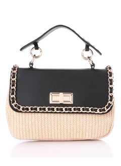 Buy Studded & Chain Outlined Closure Flap Handbag in Egypt