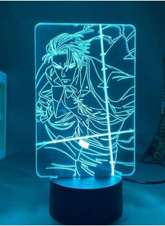 اشتري 2022 LED Panel Light Anime Light Jiu Jitsu Valentine’s Day Gift for Boyfriend Children’s Multicolor Night Light Youth Room Decoration في الامارات