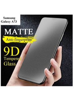 Buy Matte Film Ceramic 9D Screen Protector For Samsung Galaxy A73, Flexible Screen Protector For Samsung Galaxy A73 Black/Clear in UAE