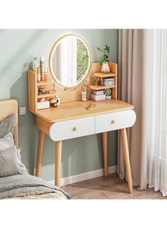Buy Dressing Table Makeup Mirror With Lights And Drawers in UAE