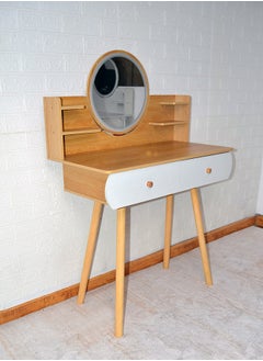 Buy Dressing Table Makeup Mirror With Lights And Drawers in UAE