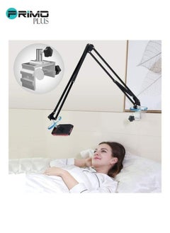 Buy PRIMO PLUS Long Arm Lazy Mobile Stand Black in Saudi Arabia