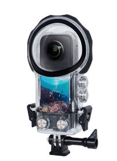 Buy Waterproof Case for Insta 360 one X3 Action Camera, Underwater Housing Shell with Bracket Accessories in Saudi Arabia