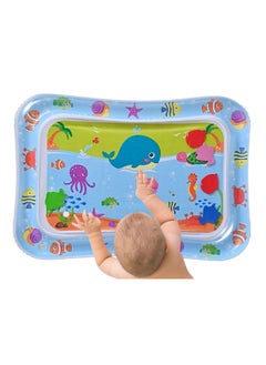 اشتري ECVV Tummy Time Water Mat for Baby, Kids Inflatable Water Play Mat for Infant/Toddlers, Baby Water Pad Sensory Toy for Early Development Activities في الامارات