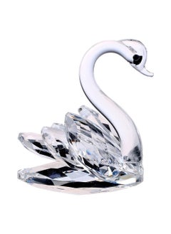 اشتري Crystal Swan Paperweight Figurine for Home Decor or Holiday Gift في السعودية