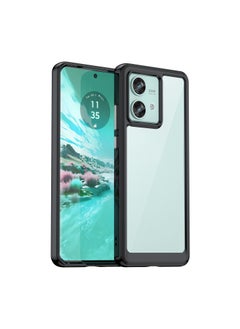 Buy Shockproof Protection Phone Case for Moto Edge 40 Neo 5G Black in Saudi Arabia