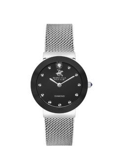 Buy Beverly Hills Polo Club Women's Watch, Analog Display and Stainless Steel Strap - BP3609X.350, Silver in UAE