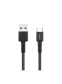 Buy Levore USB-A to USB-C Cable, 1.8M - Black in UAE