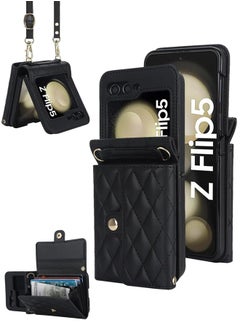 Buy Samsung Galaxy Z Flip 5 Accordion Crossbody Wallet Case For Women in UAE