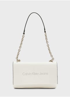 Buy Sculpted Monogram Detailed  Crossbody in UAE