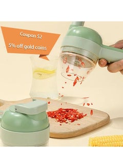 اشتري Food Chopper Handheld Electric  Food Processor For Kitchen Peeler Kitchen Accessories في الامارات