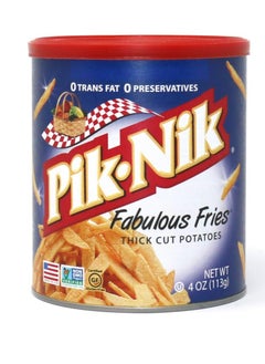 Buy Pik-Nik Fabulous Shoestring Potato Stick Chips 113g (4oz) in UAE