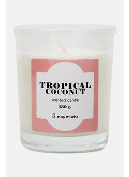 اشتري Tropical Coconut Scented Candle, Transparent في الامارات