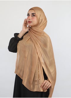 Buy Elegant Shiny Scarf Coconut Beige For Women in Egypt