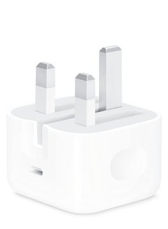 اشتري 20W Power Adapter for phones Plug PD Power Adapter Wall Plug Compatible with iPhone 14 13, 13pro 12 Pro Max/12 Mini/SE (White) في الامارات