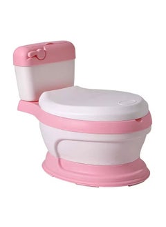 اشتري Potty Training Toilet Seat, Toddler Potty Chair with Soft Seat and Splash Guard, Simulation Children's Toilet Pink في السعودية