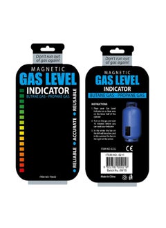 Buy Magnetic Gas Level Indicator Reusable Propane Fuel Level Indicators LCD film thermometer to indicate gas level size 6.3*10cm in Saudi Arabia