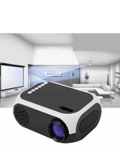 Buy Portable Mini Projector , Home Theater - 800 Lumens , LED  Multimedia Projector , HD Quality , Compatible with HDMI , Support Watching While Charging and Multi-device Interconnection , White in Saudi Arabia