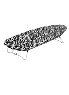 Buy Table Top Mesh Ironing Board Multicolour Ironing Table With Iron Holder Foldable And Adjustable 77x31x12cm in UAE