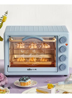 Buy 20L Electric Oven Four Knob Design 1200W Portable Toaster 3 Layer Automatic Home Baking Independent Temperature Control Convection in UAE
