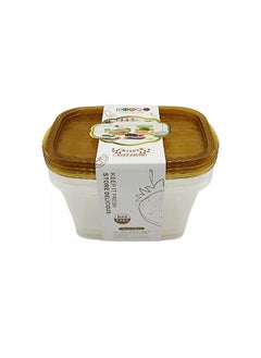 Buy Set of 3 Plastic Same Size Food Storage Containers in Egypt