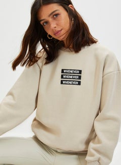 Buy Crew Neck Knitted Sweatshirt in Saudi Arabia