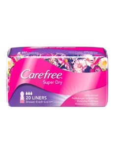 Buy Super Dry 20 Pantyliners Shower Fresh Scent in UAE