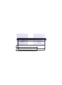 Buy 1 Pc Adhesive Toilet Paper Holder with Shelf Tissue Paper Roll Towel Holder Storage Rack in Egypt