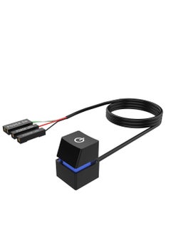 Buy Desktop Computer Power Switch External Remote Start PC Motherboard Power On Off Switch Button Extension Cable in Saudi Arabia