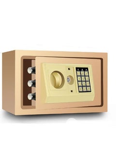Buy Small Digital Safe Security Locker with Keypad and Electronic Keyless Entry for Jewelry Valuables with Lock for Home Office in Saudi Arabia