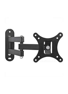 Buy TV Swivel Tilt Wall Mount Bracket Black in Saudi Arabia