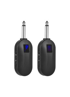 Buy Wireless Guitar System Transmitter Receiver 2.4MHz Rechargeable Piano Instrument BT Electric Guitar Transmitter Receiver 6.35mm Interface Plug and Play in Saudi Arabia