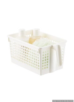 Buy Keyway Storage Basket with Handle Medium Clear in UAE