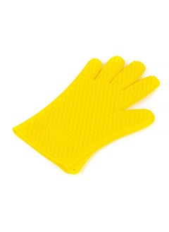 Buy Home Pro Silicone Glove 27 Cm Size Yellow in UAE