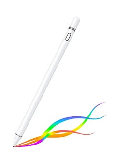 اشتري Active Stylus Pen 1.45mm High Precision and Sensitivity Point Capacitive Stylus Compatible for iPhone Samsung iPad Pro iPad Air 2 Tablets, Work at iOS and Android Capacitive Touch Screen في الامارات