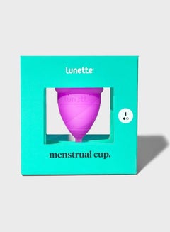 Buy Reusable Menstrual Cup Model 1 Period Cup for Light to Moderate Flow Violet in UAE