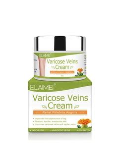 Buy Varicose Veins Cream 50g, Relieve Phlebitis Angiitis, Improve Blood Circulation, Strengthen Capillary Health, Fast Relieve Swelling Pain, Varicose and Spider Veins Treatment Cream in Saudi Arabia