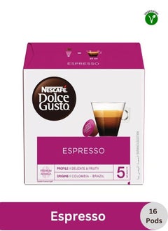 Buy Espresso Coffee 16 Capsules 88g in UAE