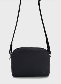 Buy Zip Over Logo Detailed Crossbody in Saudi Arabia