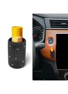 Buy Upright Car Chapstick Holder, Bling Insulating Lip Balm Holder,Rhinestone Car Accessories for Women Interior ,Suitable for Most Vehicles in Saudi Arabia