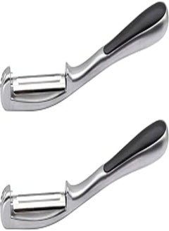 اشتري AAOTOKK 2Pack Vegetable Peeler Stainless Steel for Kitchen, for Apples, Oranges, Pear, Tomato,Fruit & Veggies P Shape Peeler Safe to Use(P- Flat blade) في مصر