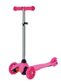 Buy 3 Wheels Kick Foldable Scooter For Kids Age 3-7 Years, Pink Colour in Saudi Arabia
