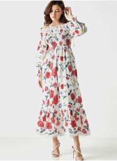 Buy Bardot Ruched Floral Dress in Saudi Arabia