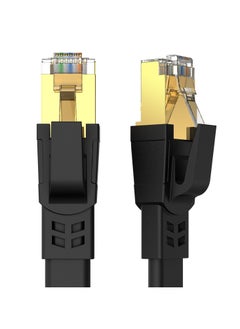 Buy CAT8 Ethernet Cable, High Speed Heavy Duty Cat8 LAN Network Cable 40Gbps, 2000Mhz with Gold Plated RJ45 Connector- Black (20M) in UAE