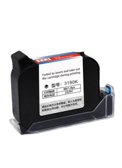 Buy Original High Adhesion Fast-Drying Black Solvent Ink Cartridge 42ml for 0.5in/12.7mm Handheld Inkjet Printer in Saudi Arabia