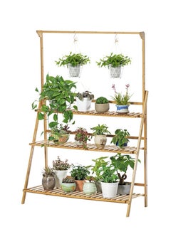 Buy Plant Stand 3 Tier Flower Rack Holder Shelves Rack Storage Organizer Display Indoor Planter for Balcony Bedroom Patio Garden Living Room in UAE