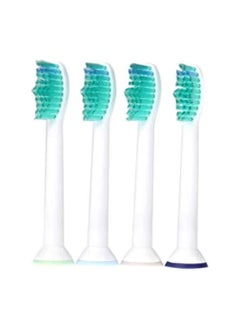 اشتري 4Pcs استبدال فرشاة الأسنان الكهربائية الرؤوس مناسبة لفيليبس Sonicare P-Hx-6014/Hx6014 استبدال فرشاة الأسنان في الامارات