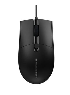 Buy MONSTER AIRMARS KM2 Wired Mouse - Black in UAE